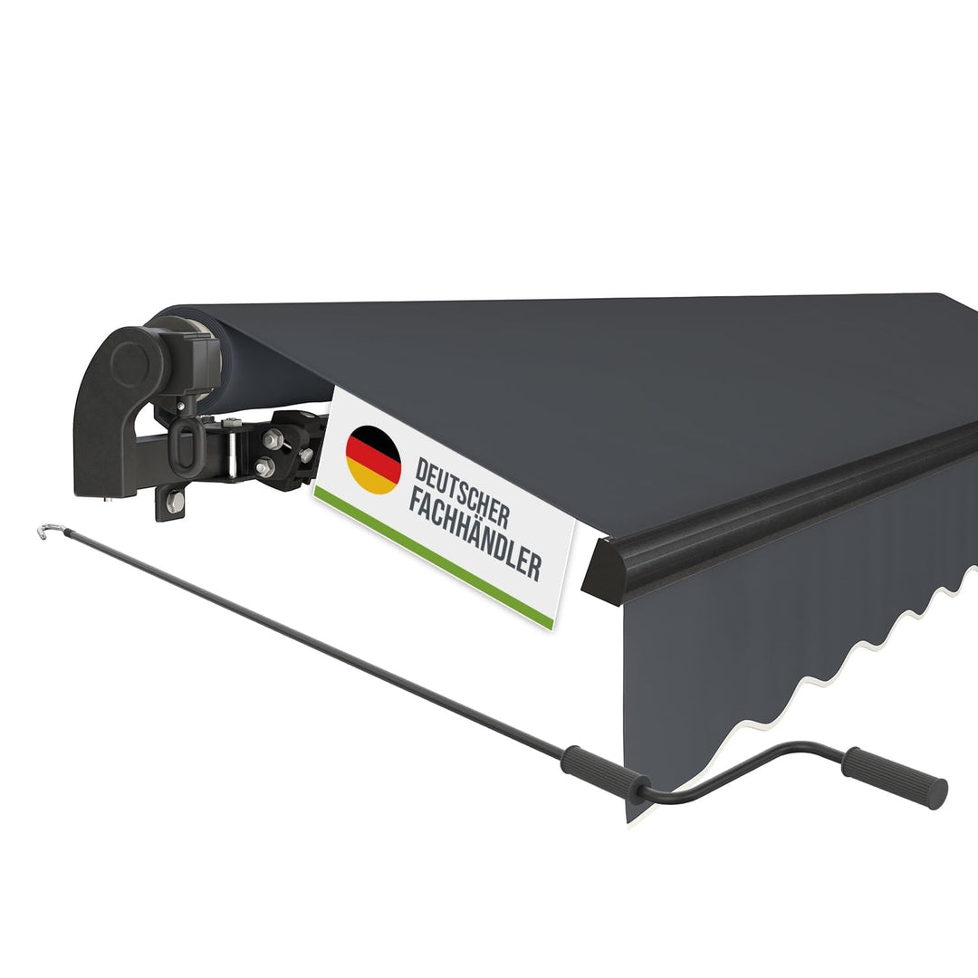 empasa manuelle Gelenkarmmarkise Markise Start | Sonnenmarkise Sonnenschutz Alu / Polyester komplett
