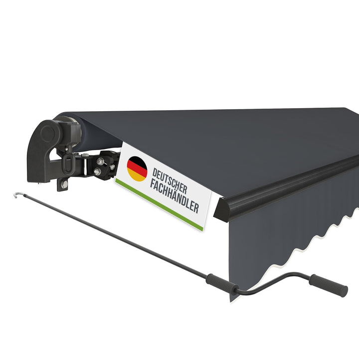 empasa manuelle Gelenkarmmarkise Markise Start | Sonnenmarkise Sonnenschutz Alu / Polyester komplett
