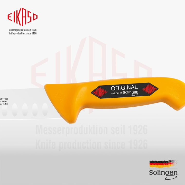 EIKASO Solingen Zerlegemesser mit Kullen 26cm scharfe Klinge Fleischmesser Küchenmesser aus Molybdän