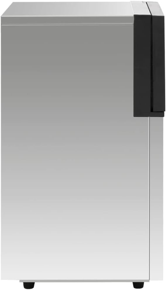 vidaXL Eiswürfelmaschine Silbern 45 kg / 24 h