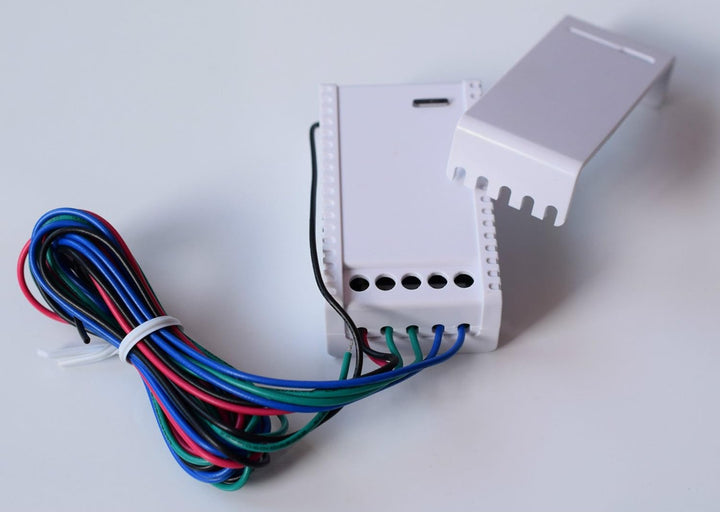 Schartec Mini Universal Funkempfänger Set inkl. 2 Stk. 1-Kanal Handsender 433 MHz für Garagentorantr