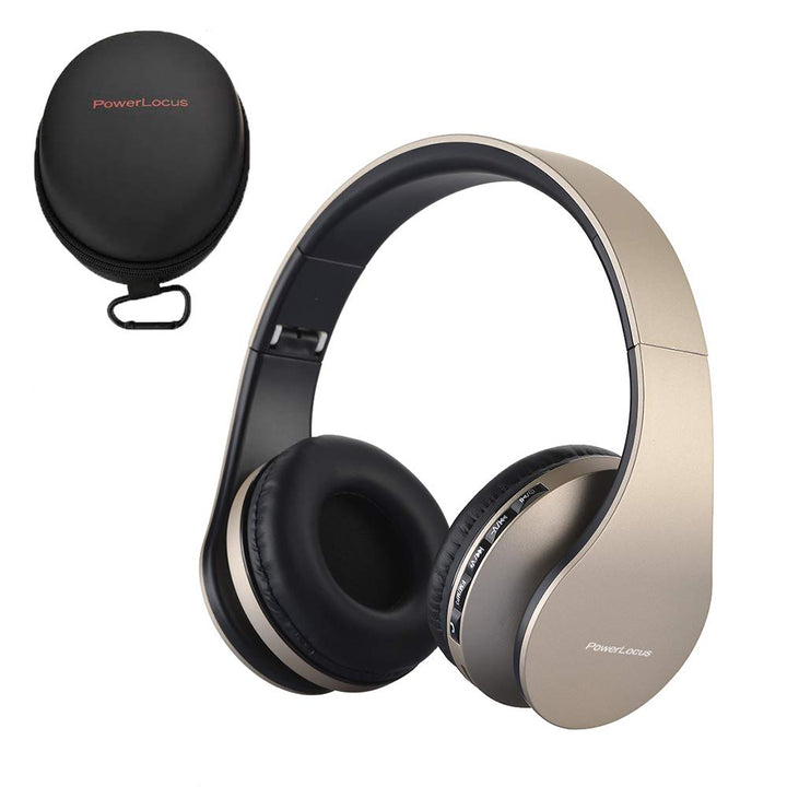 PowerLocus P1 Bluetooth Kopfhörer Kabellos, Wireless 5.0 Bluetooth Kopfhörer Over-Ear, Over Ear Kopf