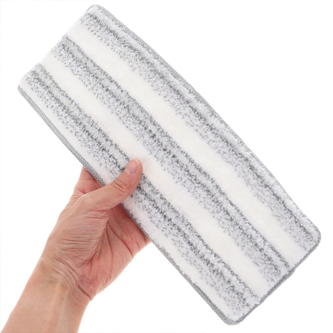Mikrofaser Wischmopp Ersatzpads 5 Stück, Selbstklebend, Weiss