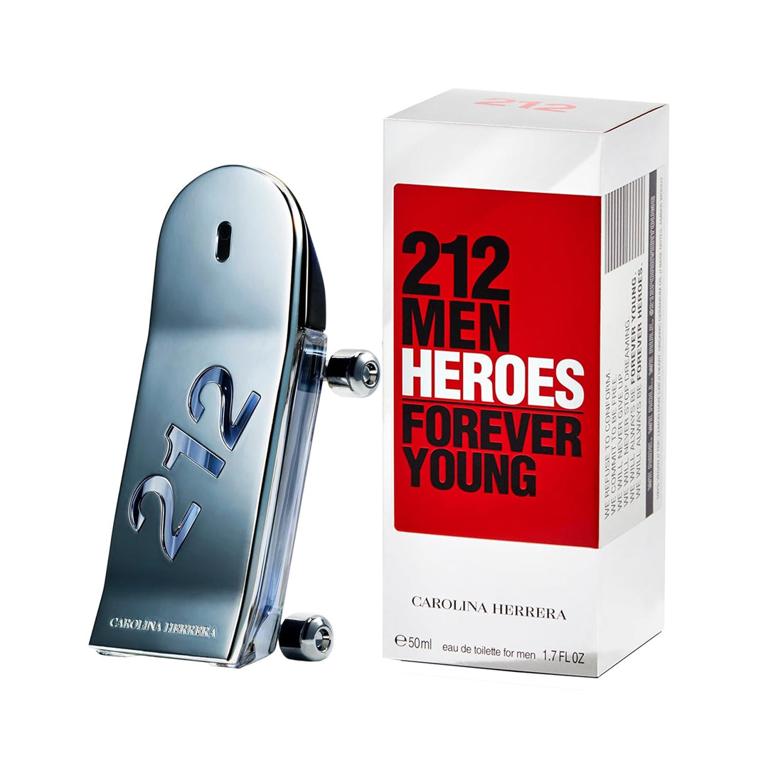 Carolina Herrera 212 Men Heroes Forever Young Eau De Toilette Spray, 50 ml