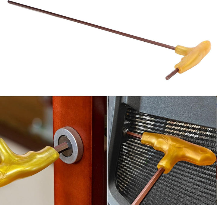 Inbusschlüssel, Tragbar, 5 Mm, Grosser Torsionslegierungsstahl, Flachkopf, Sechskantschlüssel, Krück