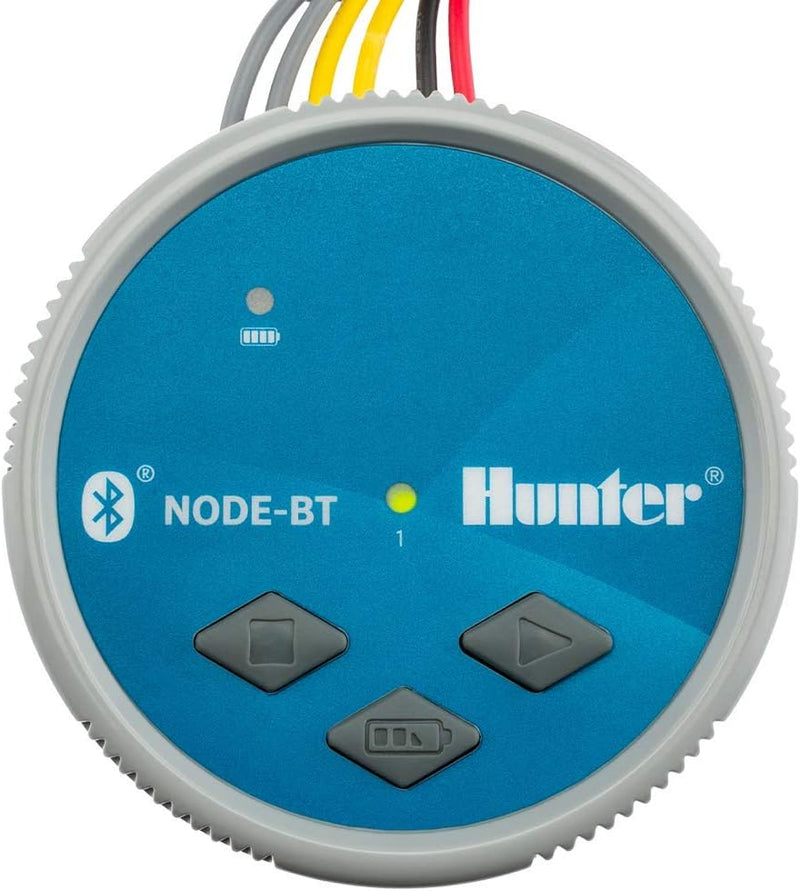 Hunter Company Node-BT Batteriebetriebener 1-Station Bluetooth Bewässerungsregler (DC-Magnetspule ni