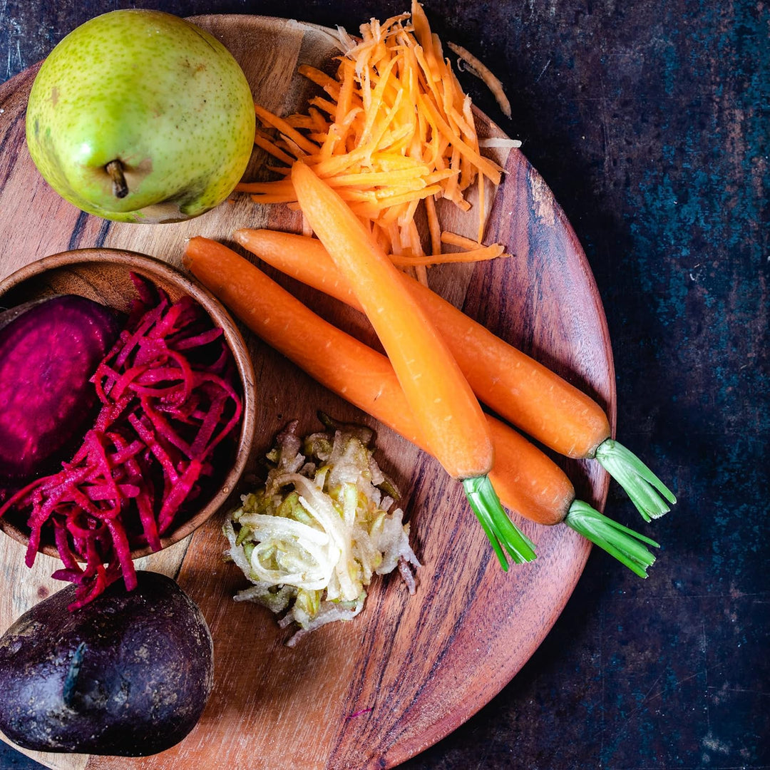 Microplane Feine Julienne Küchenreibe für Karotte, Zucchini, Kartoffel, Apfel, Rote Bete und Rettich