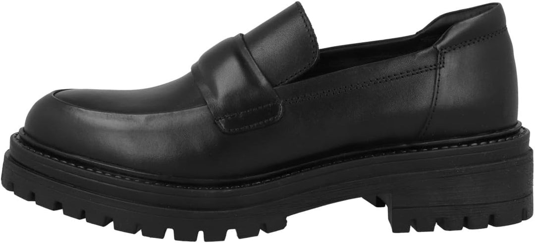 Geox Mädchen D Iridea A Moccasin 39 EU Schwarz, 39 EU Schwarz