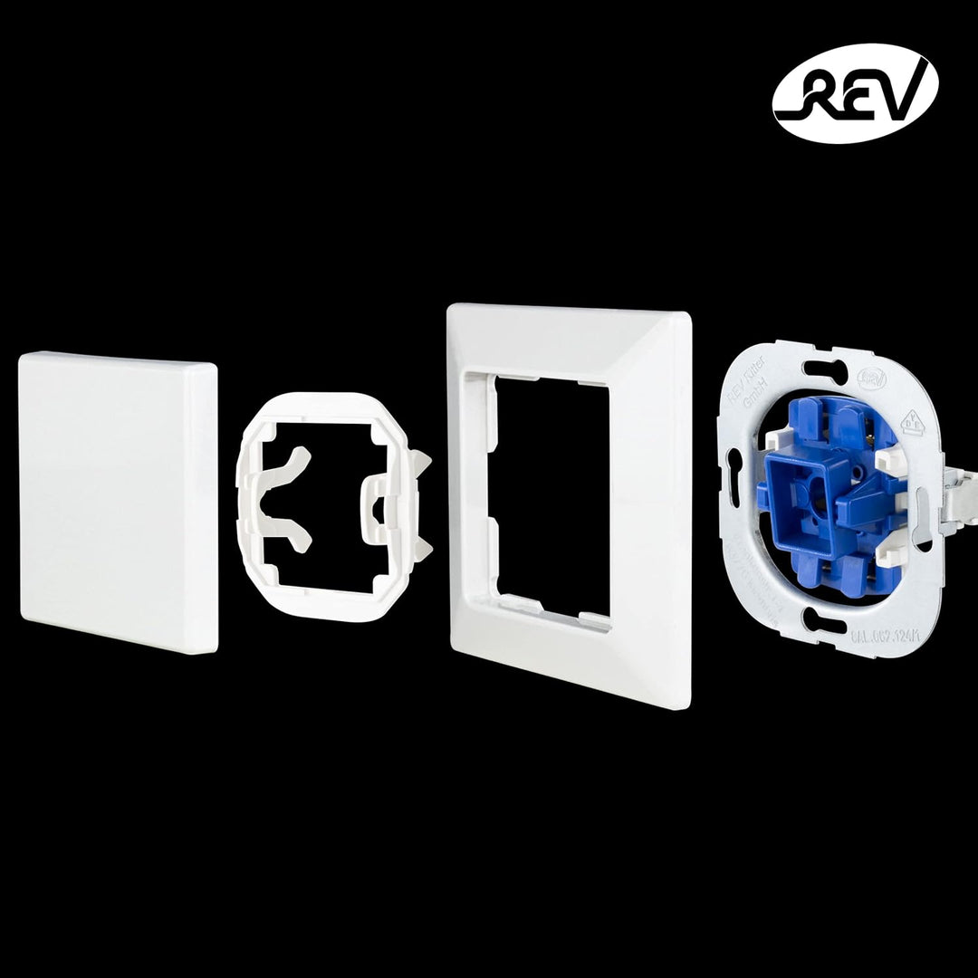 REV 0299890006 REV TECHNIK, Heizungsregler, Temparaturregler mechanisch, +5° bis +30°C, Unterputz, s