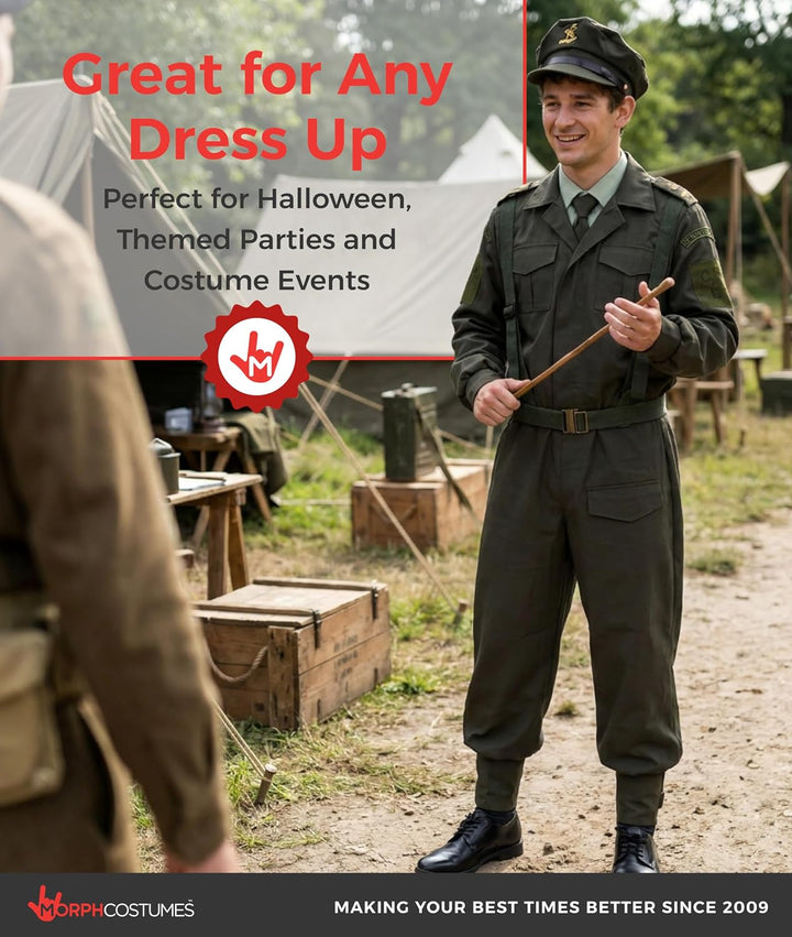 Fun Shack Militär Kostüm Herren, Militär Uniform Herren, Militär Anzug Herren, Kostüm Herren Army, S
