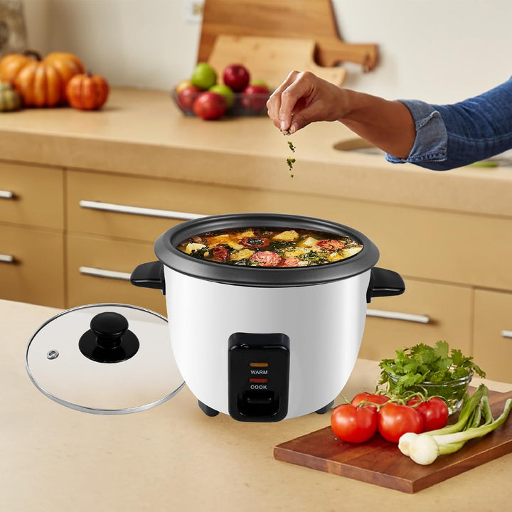 Reiskocher Klein mit Warmhaltefunktion, 0,6 Liter Mini Elektrischer Rice Cooker, Antihaftbeschichtet