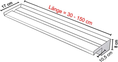 Köhko Wasserfall-Set Akaka (Länge 30 cm) aus Edelstahl matt 24303 - Komplett-Set inkl. Pumpe und Bec