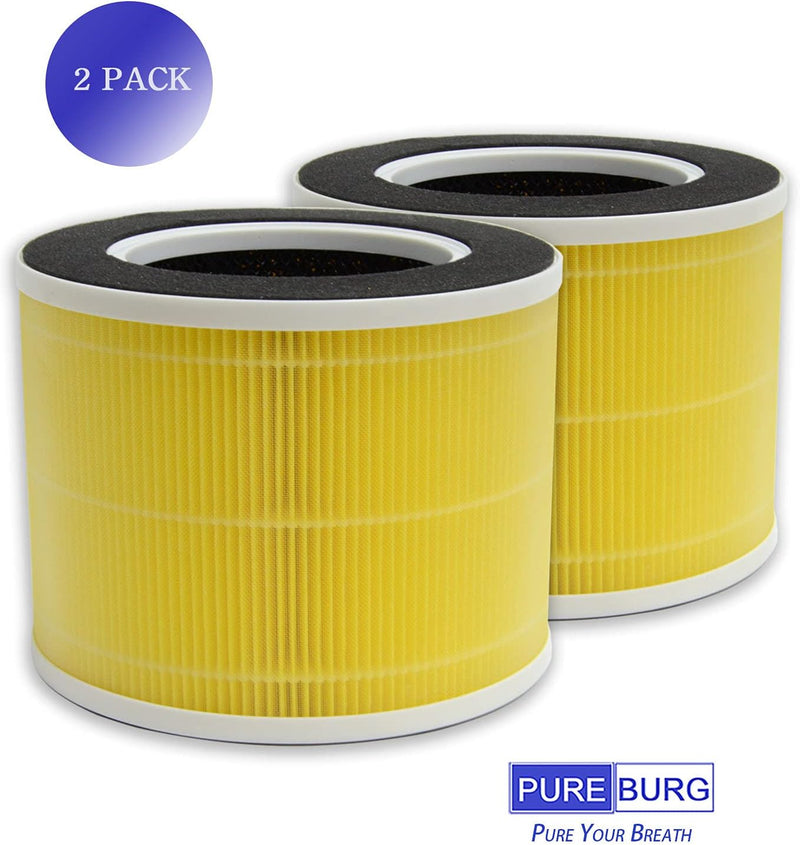 PUREBURG RP-AP088-F1 Ersatz-Filter kompatibel mit RENPHO RP-AP088 RP-AP088W/RP-AP088B Luftreiniger R