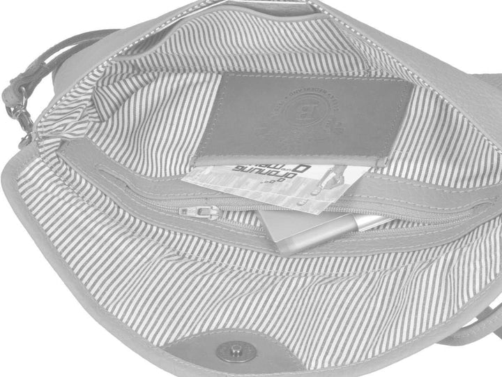 Berba Damentasche Leder Clutch rot Schultertasche