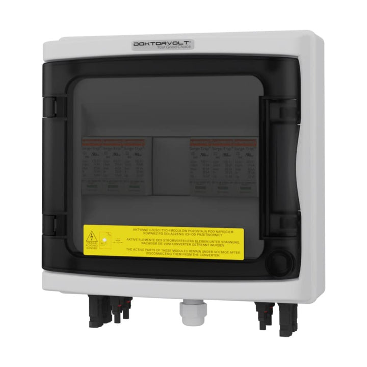Solar Anschlusskasten DC 1000V T1 T2 2-String 2x Mersen Überspannungsschutz IP65 Photovoltaik PV Bli