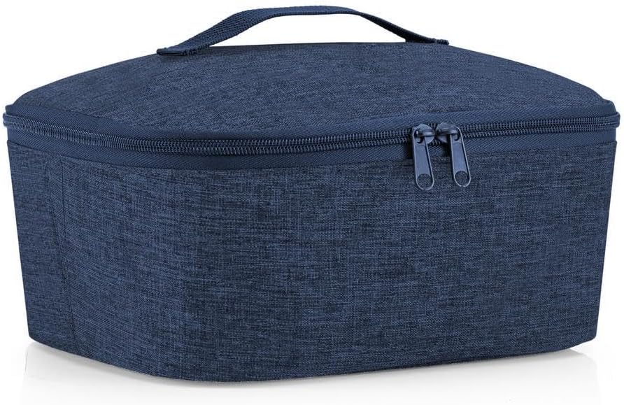 reisenthel coolerbag M Pocket Twist Navy – Kühltasche mit Obermaterial aus recycelten PET-Flaschen –