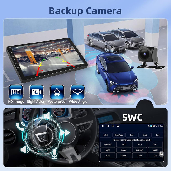 Hikity für Seat Ibiza 6J 2009-2013 Radio [4+64GB] Android 15 Autoradio CarPlay Android Auto Wireless