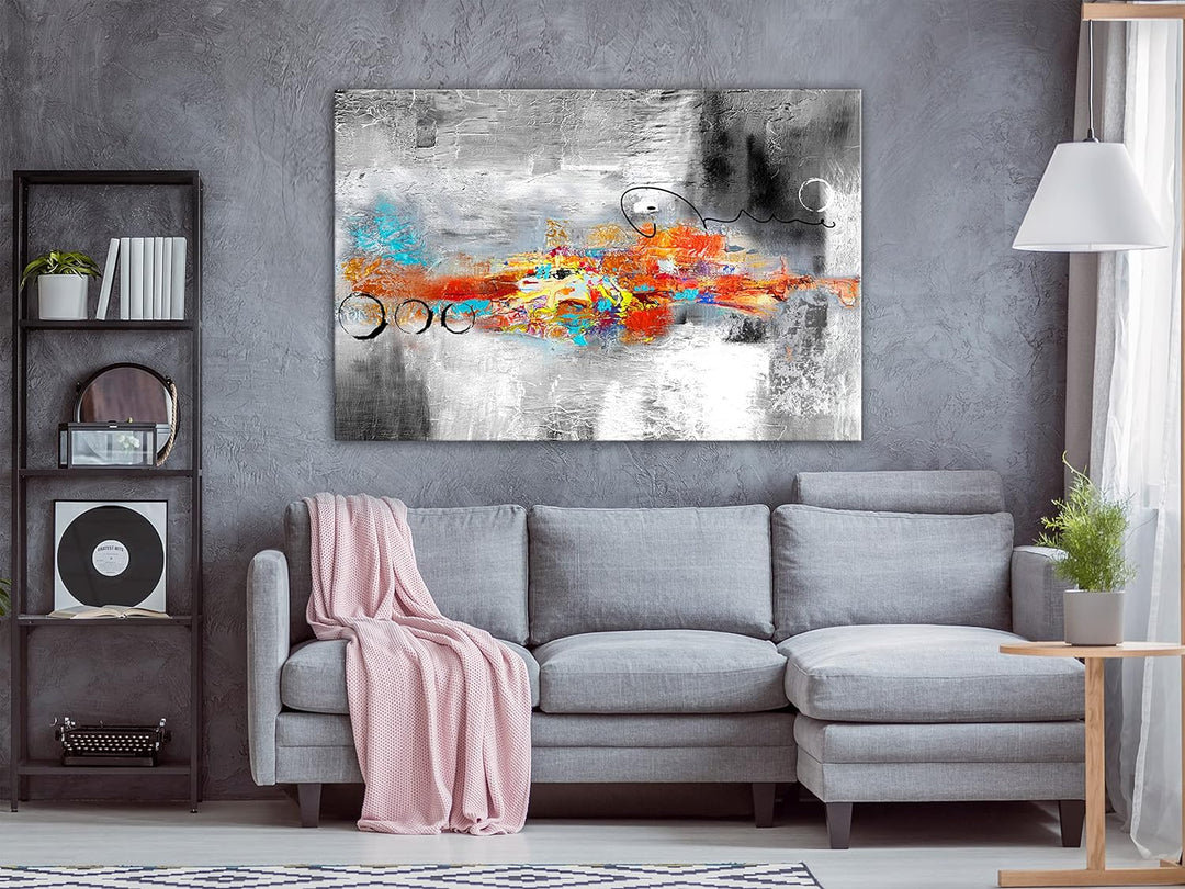 murando - Bilder Abstrakt 90x60 cm Leinwandbild 1 tlg Kunstdruck modern Wandbilder XXL Wanddekoratio