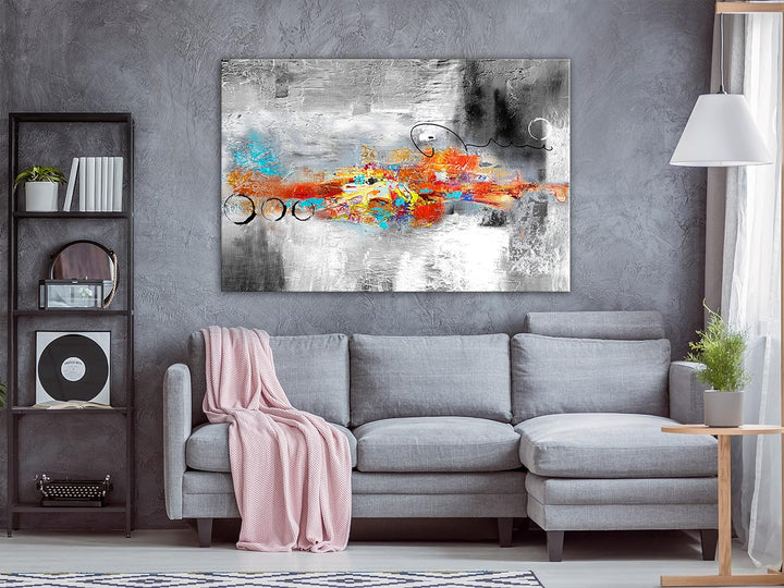 murando - Bilder Abstrakt 90x60 cm Leinwandbild 1 tlg Kunstdruck modern Wandbilder XXL Wanddekoratio
