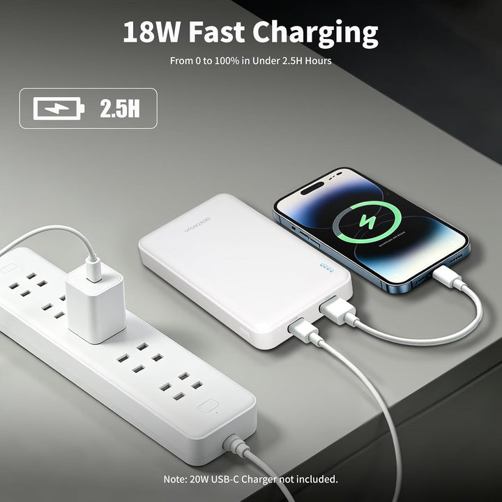 Halbfestkörper Power Bank, 20w10000 mAhsemi-solid Battery mit Schnellladefunktion, ausgestattet mit