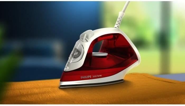 Philips - DST2010/40 Bügeleisen Serie 2000 - Dampfstrom 25 g/min - 2000 W - Rot