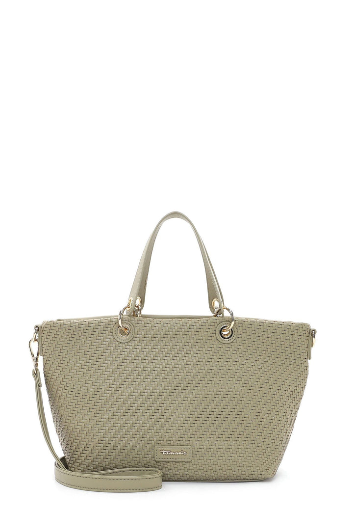 Tamaris Shopper Leila 32143 Damen Handtaschen Mustermix Einheitsgrösse Khaki 910, Einheitsgrösse Kha