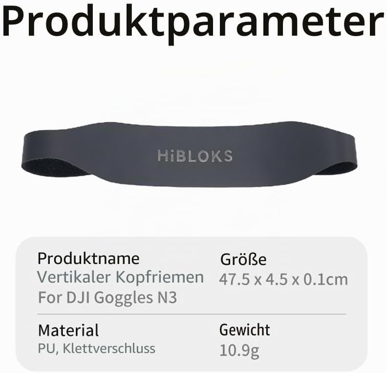 Kopfband-Gurt für DJI Goggles N3, einfach zu tragen, bequem, Kopfband-Gürtel, Dekompressionskopfband