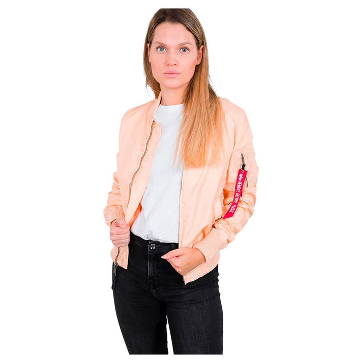 Alpha Industries Damen Bomberjacke XS Apricot, XS Apricot