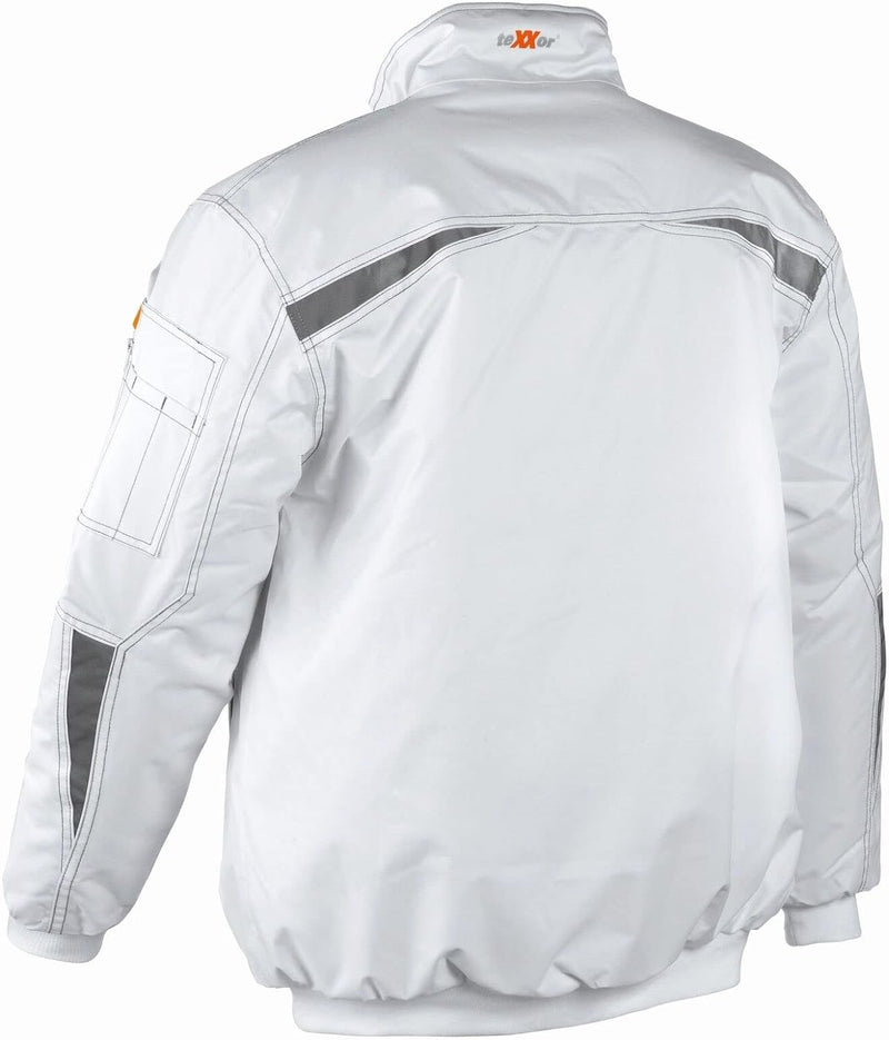 teXXor 4184-XXXL Pilotenjacke Fjord, Weiss, Grösse XXXL Grösse XXXL Weiss, Grösse XXXL Weiss