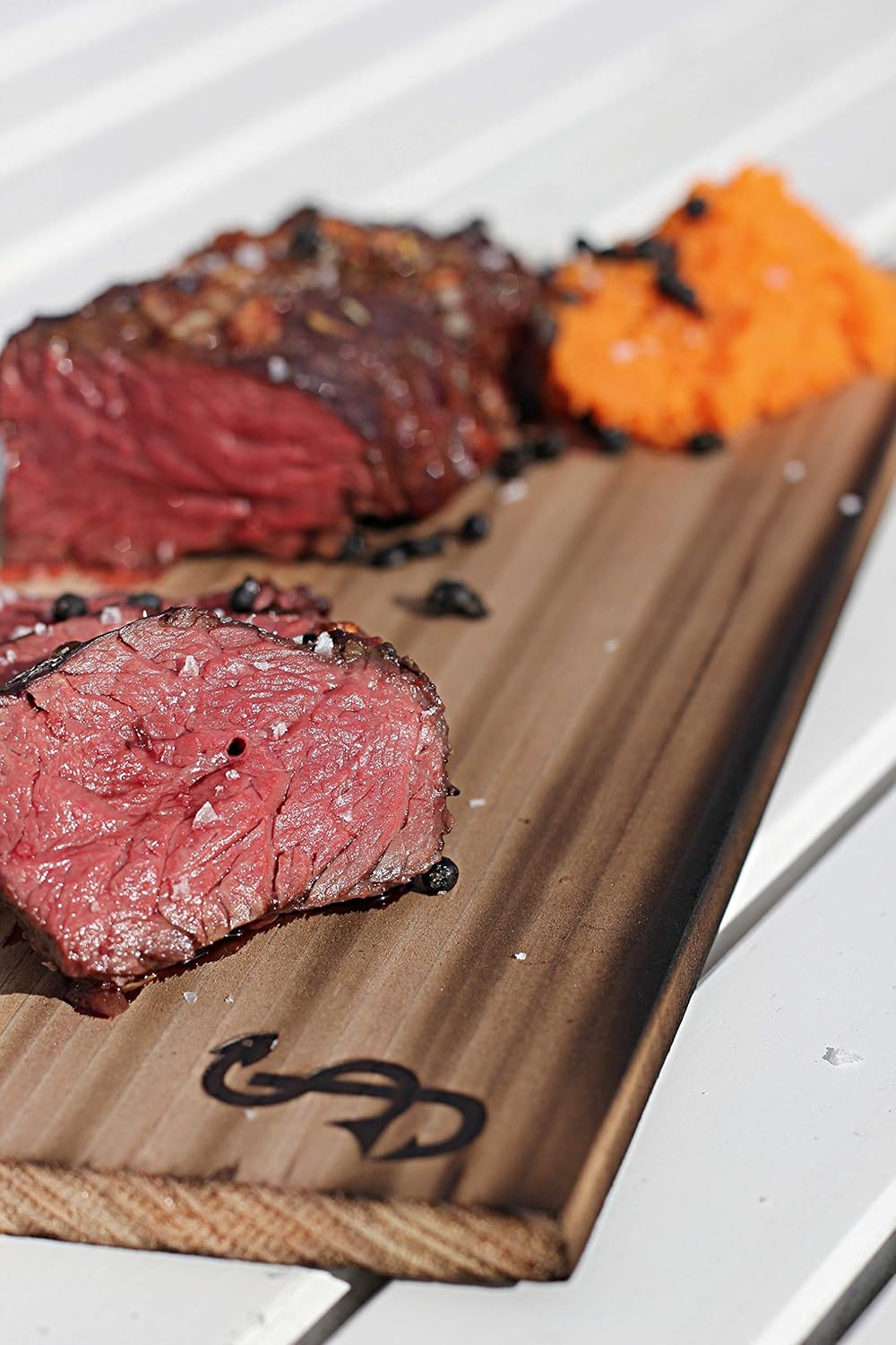 Räucherbretter im 3er Set aus reinem Zedernholz von „SJ“ – Grillbretter zum Grillen aus Red Cedar -