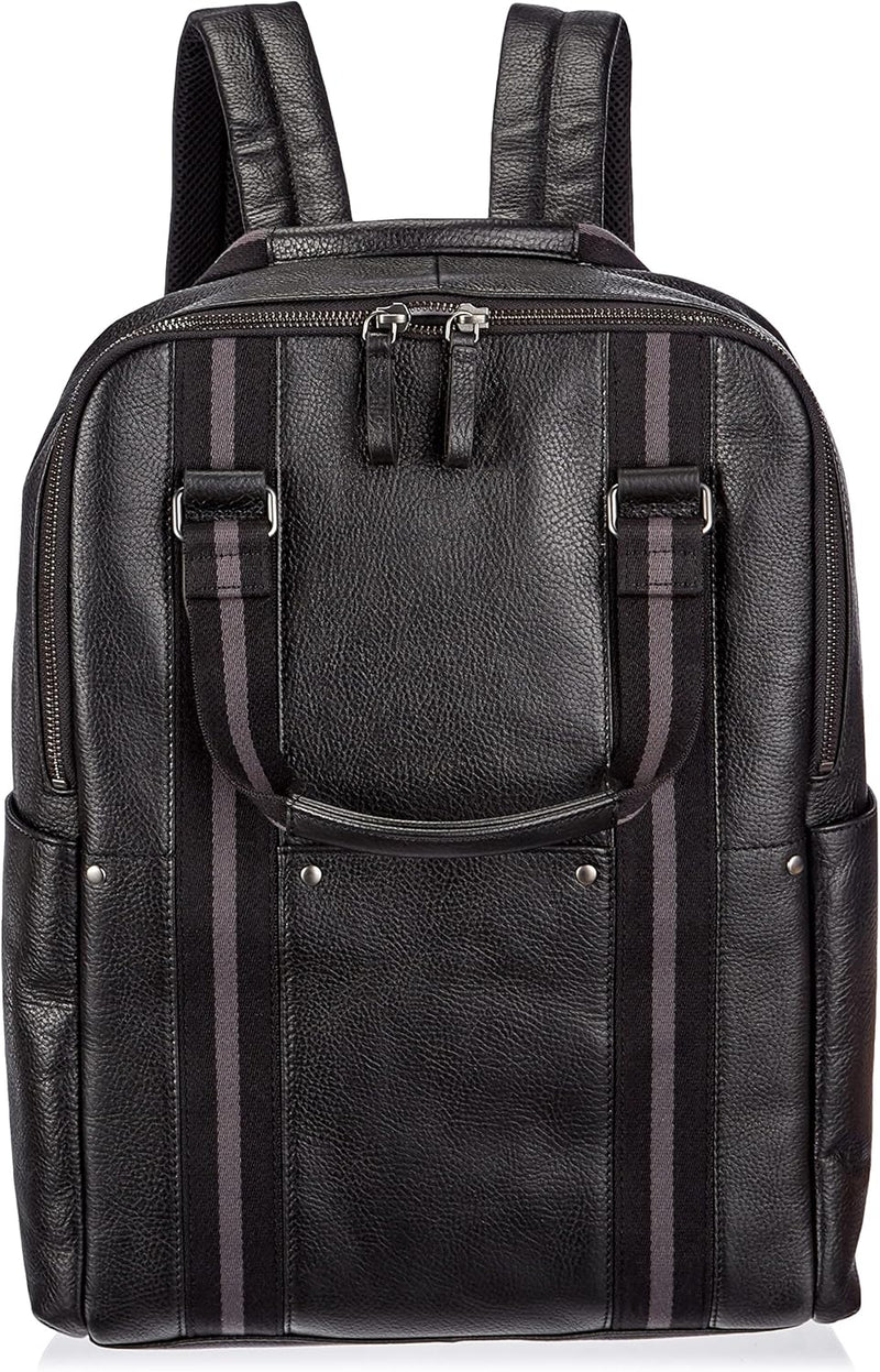 Fossil Herren Arbeitstasche Houston Leder 41,28 cm L x 9,53 cm B x 29,21 cm H Schwarz, Schwarz