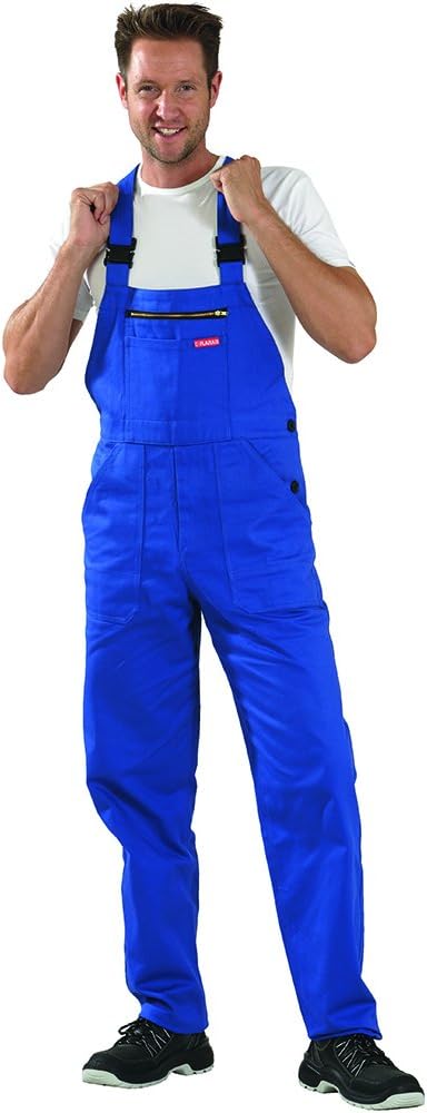 Planam Grösse 54 Herren BW 290 Latzhose kornblau Modell 0121, 54