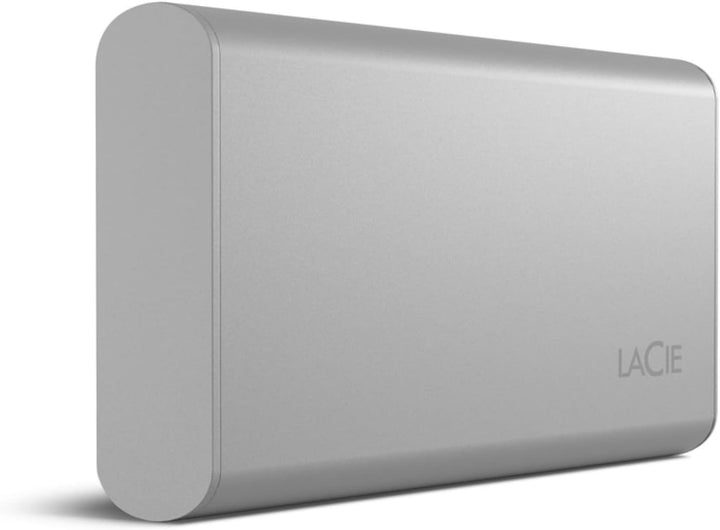 LaCie Portable SSD, externe SSD 500GB, 2.5 Zoll, Iphone 15 Pro kompatibel, inkl. 3 Jahre Rescue Serv