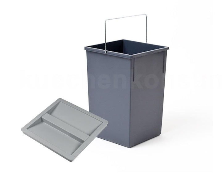Hailo Inneneimer 1129949 | Abfalleimer 15 Liter mit Deckel | in den Massen 226 x 233 x 350 mm | Dunk