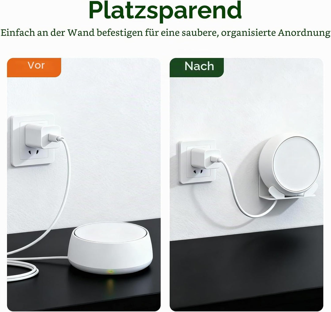 shinar Metall-Wandhalterungs-Set, kompatibel mit TP Link Deco BE23/ BE25/ BE3600/ BE5000 Mesh WiFi 7