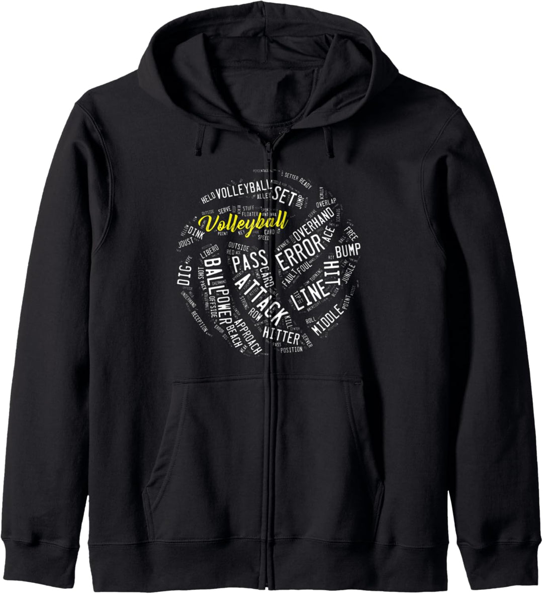 Volleyball spieler - Retro-Stil Kapuzenjacke