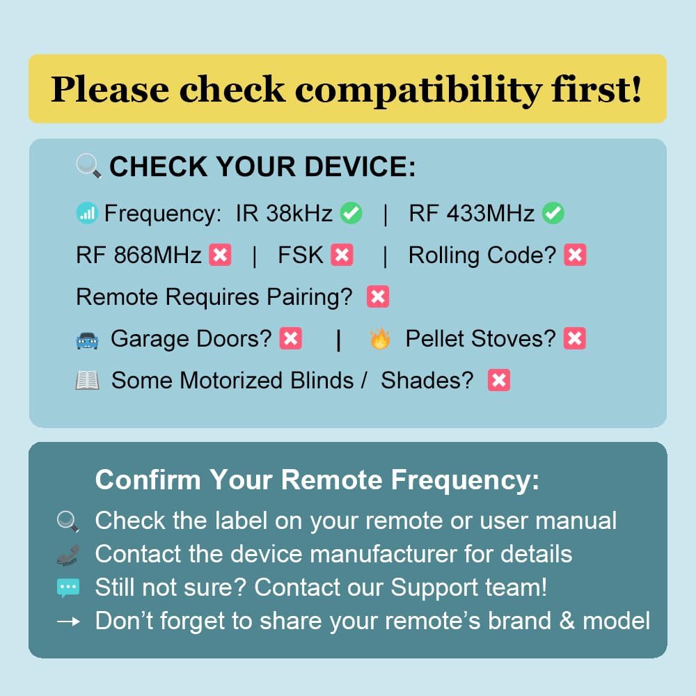 BroadLink - RM4 Pro, IR und HF Universal-Fernbedienung, All-in-One Hub, Code-Lernfunktion, WLAN, für