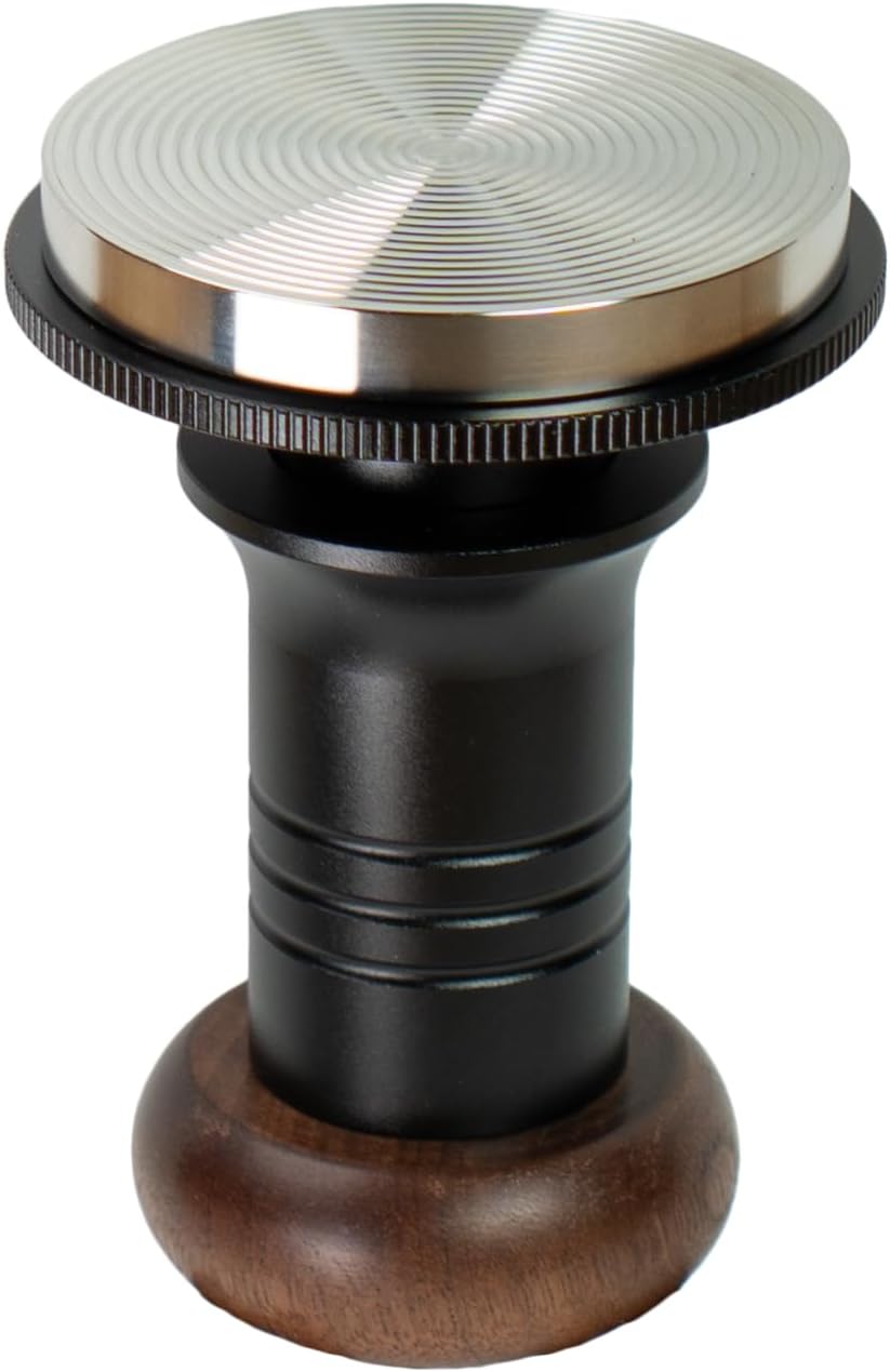 MiiCoffee Espresso-Kaffeestampfer 58,5 mm, ebener Kaffeestampfer für 58-mm-Siebträger, verstellbare