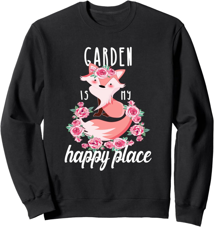 Garten Fuchs Rosen Geschenk Sweatshirt