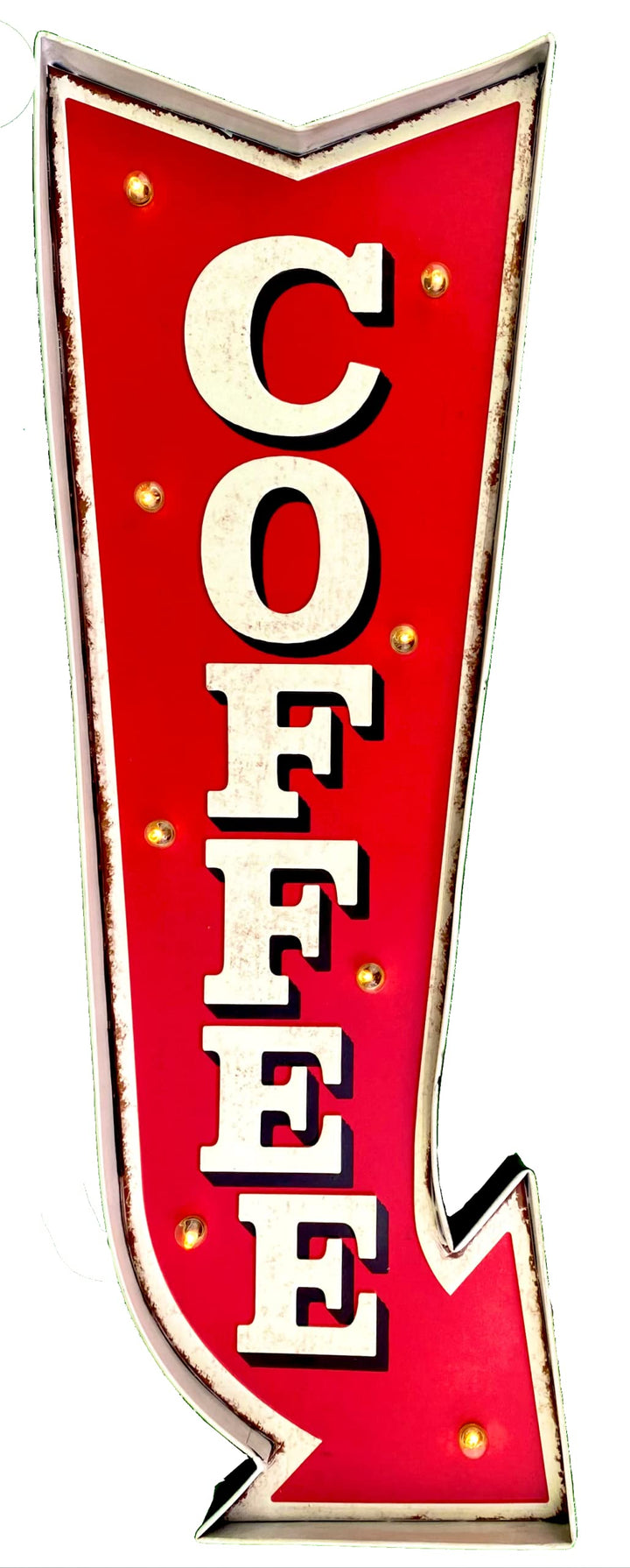 DiiliHiiri Dekoration für Retro Cafés – Dekorationen für Küche und Restaurant, LED Schild, Bar Zubeh