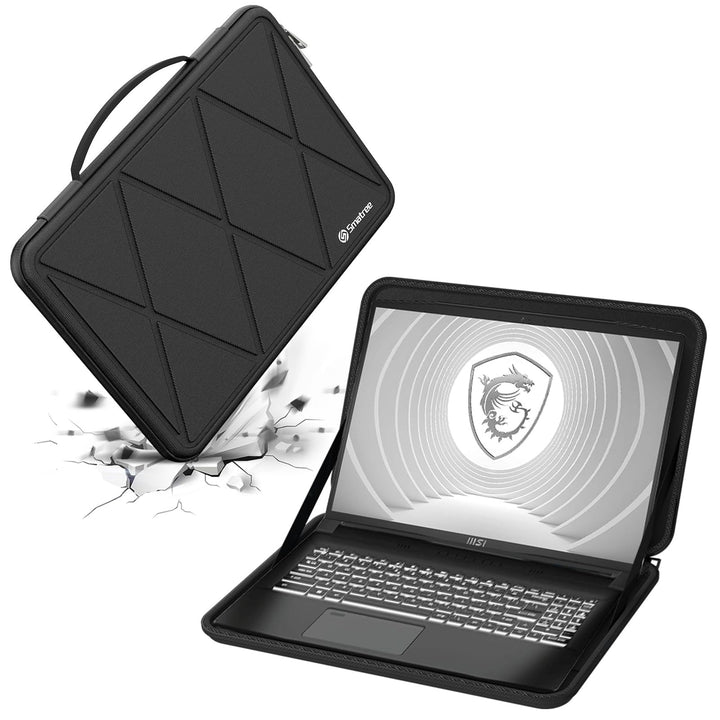 Smatree Laptop Hartschalenhülle aus Eva kompatibel mit 16 Zoll MSI Venture Pro 16 AI,15,6 Zoll Ventu