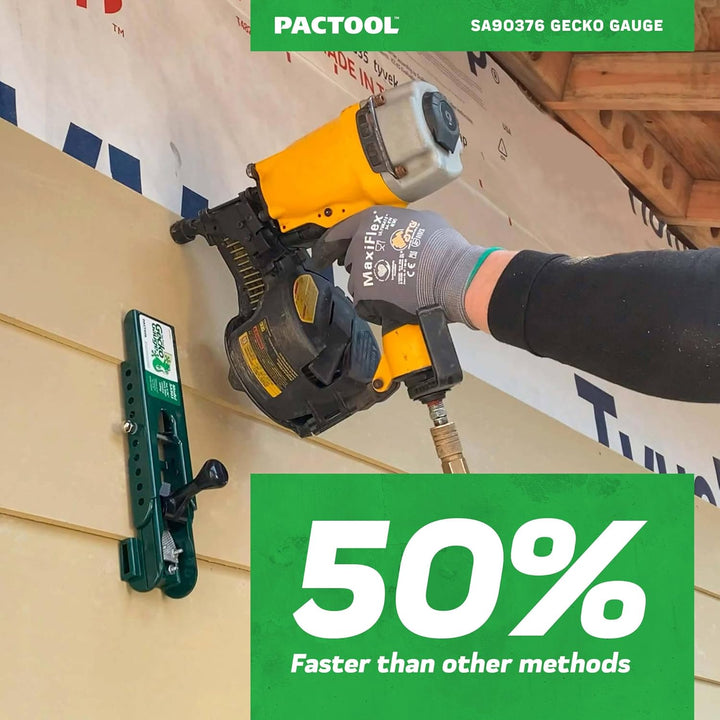 PacTool International Gecko-Messgerät, Faserzement, SA90376 Stärke für 7/16 Zoll dicke LP-Seiten., S