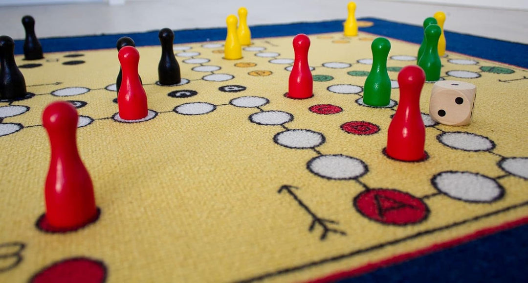 Spielteppich Mensch-ärgere-Dich-nicht