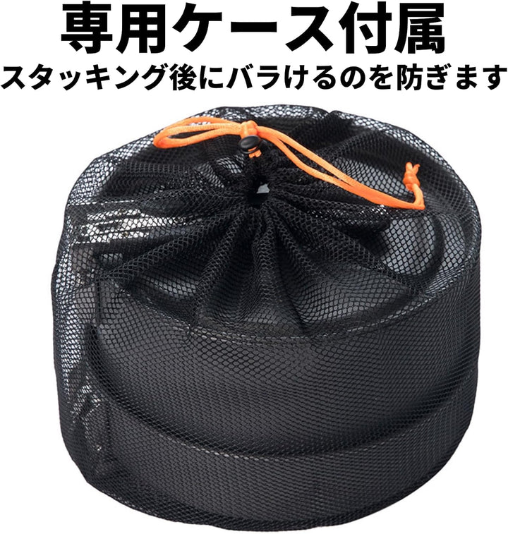 Fire-Maple Feast Camping Geschirr Set aus Edelstahl und eloxiertem Aluminium Feast FEAST 1 Black, FE