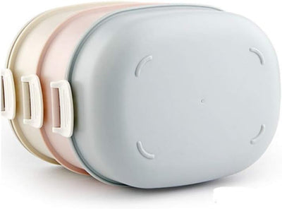 Edelstahl Thermobehälter für Essen, Speisegefäss Warmhaltebox, Essenbehälter 3 Etagen Transportbehäl