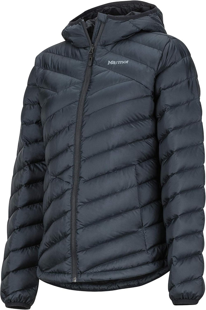 Marmot Damen Wm's Highlander Hoody New, Ultra-leichte Daunenjacke S Schwarz, S Schwarz