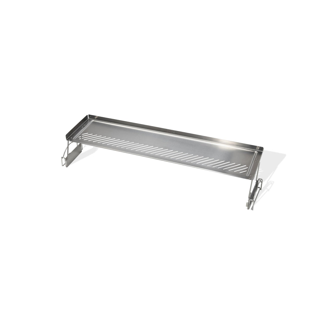 Weber Warmhalterost mit Zwei Ebenen/Für die Slate 76 cm Plancha, Edelstahlzubehör mit erhöhten Rände