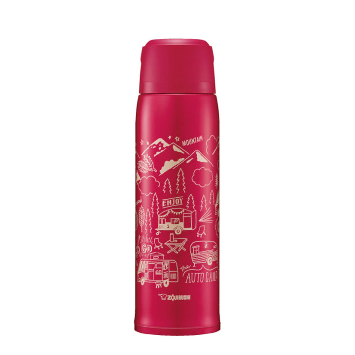 Zojirushi Flasche Edelstahlbecher, Rot, Rot