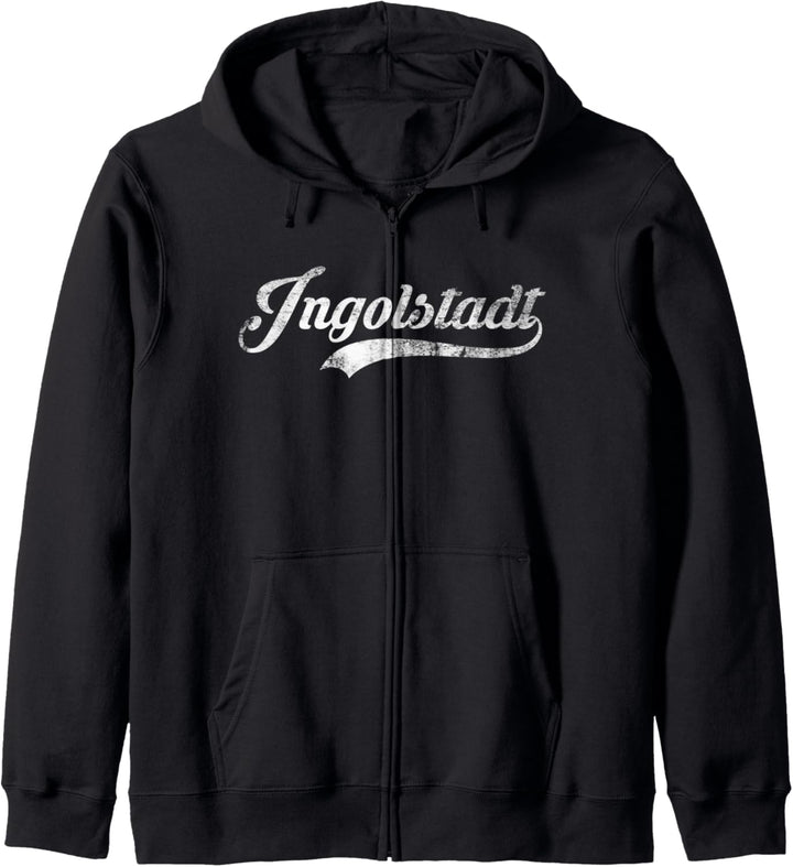 Ingolstadt Stadt Vintage Design - Cool Old School Kapuzenjacke