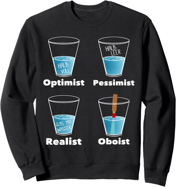 Lustiges Oboisten Design für Oboe Musikerinnen und Musiker Sweatshirt
